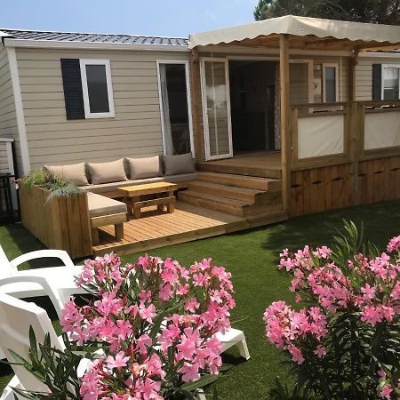 Mobil Home Camping Le Mar Estang Bord De Plage Canet-en-Roussillon Eksteriør bilde