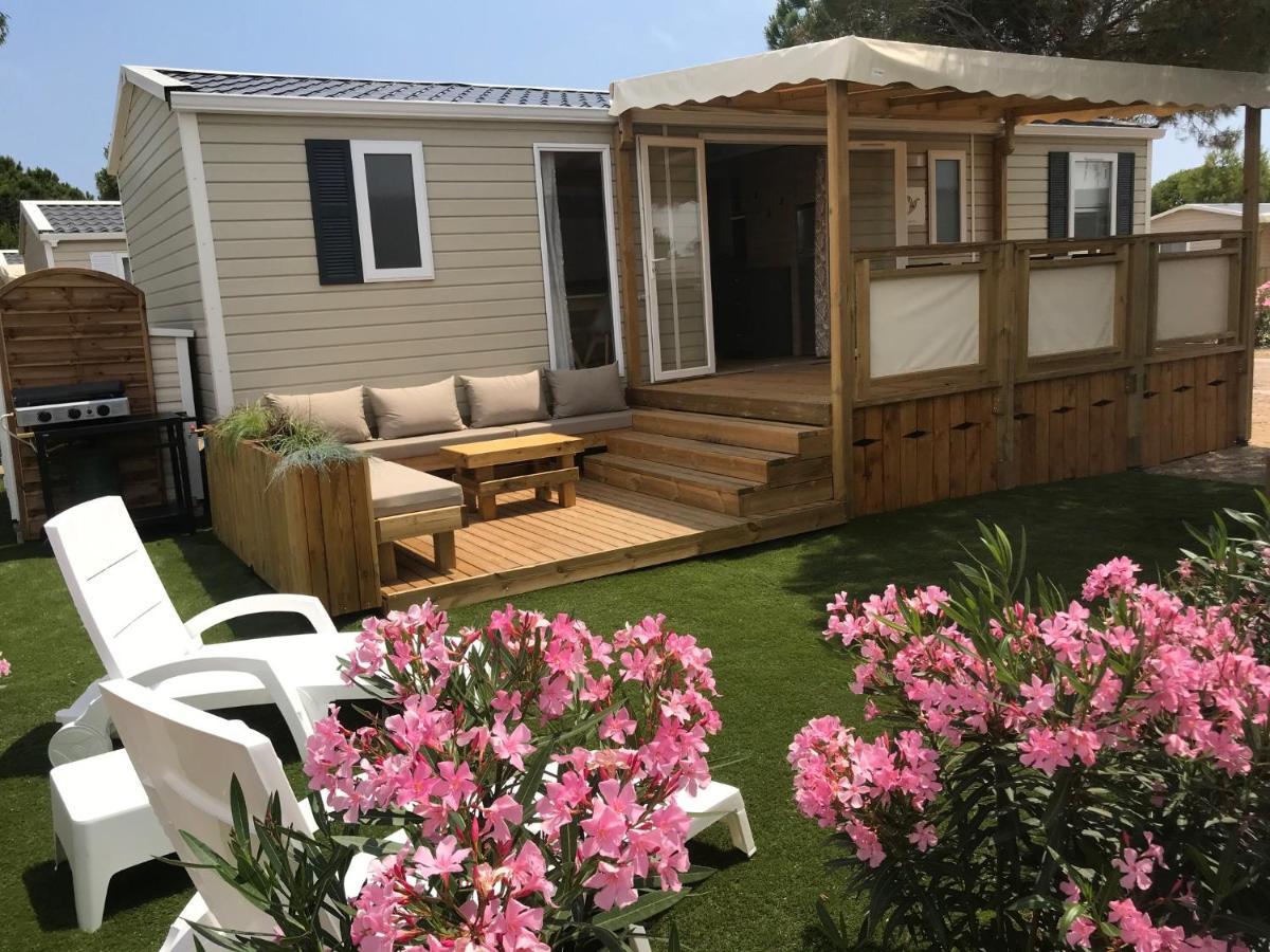 Mobil Home Camping Le Mar Estang Bord De Plage Canet-en-Roussillon Eksteriør bilde